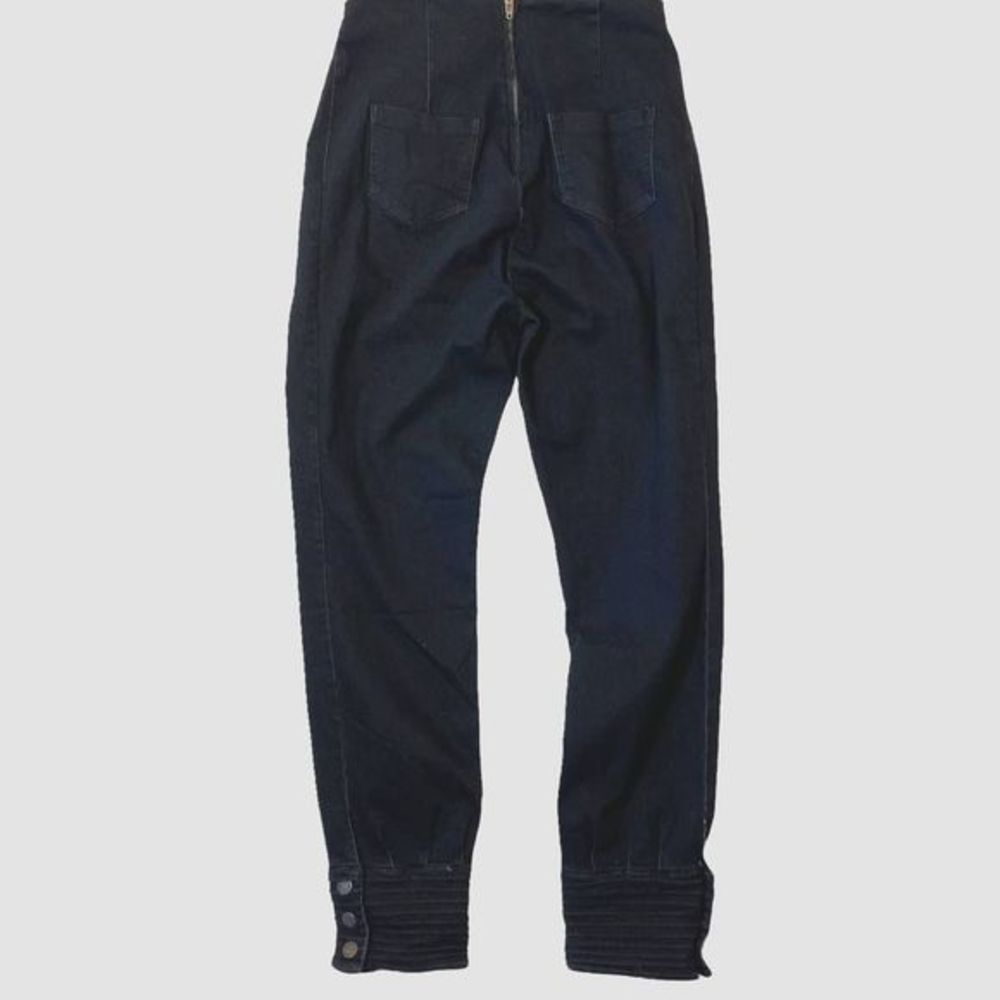 Daisy Black Flattering V Front and Pleats Pant Sz XL - Picture 3 of 5